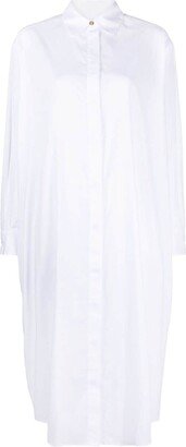 Allegra cotton midi shirt dress