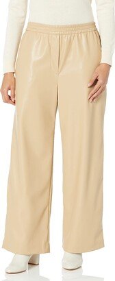 Women's Jenna Straight Leg Leather Pants-AC