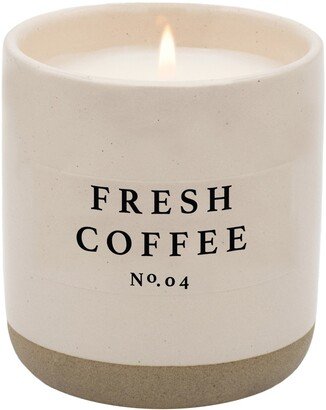 SWEET WATER DECOR Fresh Coffee 12 oz. Stoneware Candle - Set of 2