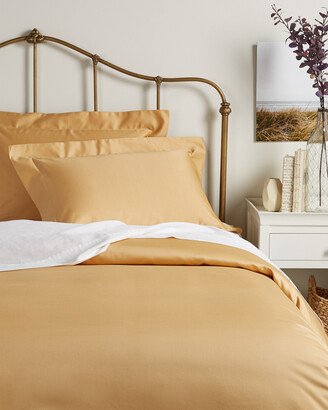 650 Thread Count Egyptian Cotton Solid Duvet Cover Set-AA