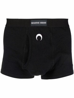 Icon Crescent Moon logo-embroidered boxer shorts