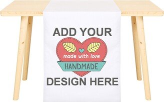 Toptie Custom Table Runner Personalized Cloth Limited Print Logo Design Photo Text For Trade Show, Advertising, Party, Event, Wedding