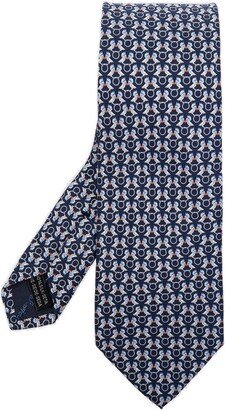 Dove Monogram Print Tie