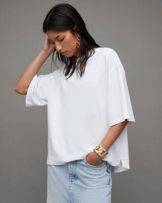 Amelie Oversized Boxy Crew Neck T-Shirt