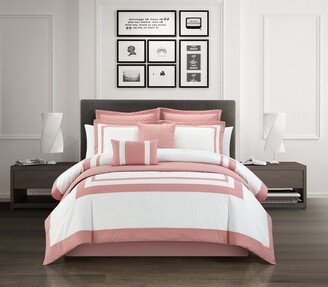 Golda 8 Piece Hotel Collection Comforter And Quilt Set