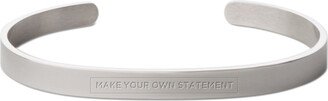 Engraved Jewelry: Make Your Own Statement Engraved Cuff, Silver