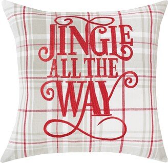 Jingle All The Way Printed Throw Pillow