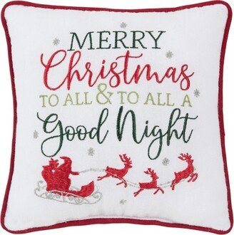 Merry Christmas & Good Night Pillow