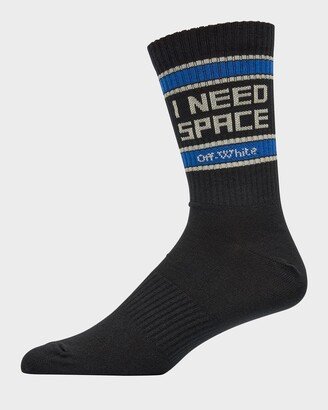 Men's I Need Space Mid-Calf Socks