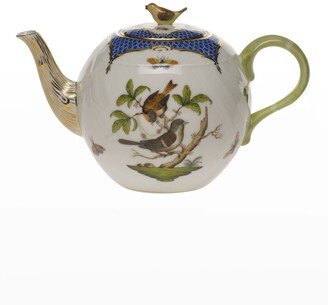 Rothschild Blue Tea Pot with Bird