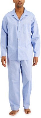 Men's 2-Pc. Solid Oxford Pajama Set, Created for Macy's