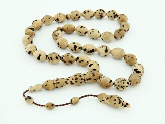 Original Real Oud Sholib Seed, Shalib Seed 33 Beads Islamic Prayer For Muslim Misbaha Ottaman 240001 Tasbeeh Tasbih