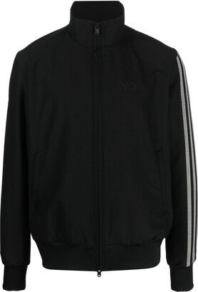 Funnel Neck Zip-Up Track Jacket