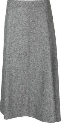 Wool Midi Skirt