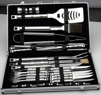 Cubo Stainless Steel 33-Piece Barbeque Set