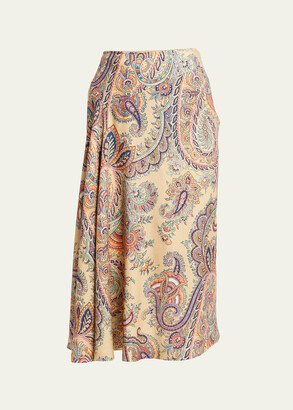 Paisley Midi Skirt