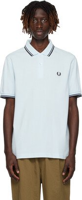 Blue Twin Tipped Polo