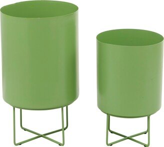 CosmoLiving Metal Planter Set of 2