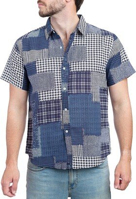 Saryans Arthur Patchwork Short Sleeve Shirt