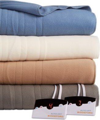 Biddeford Comfort Knit Fleece Electric Blanket Collection Created For Macys