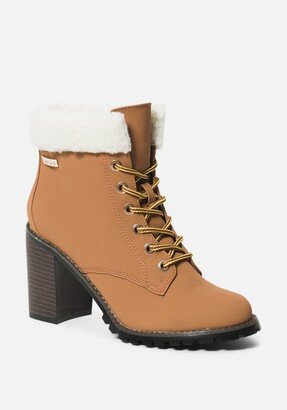 Kimmberly Lace Up Bootie-AB