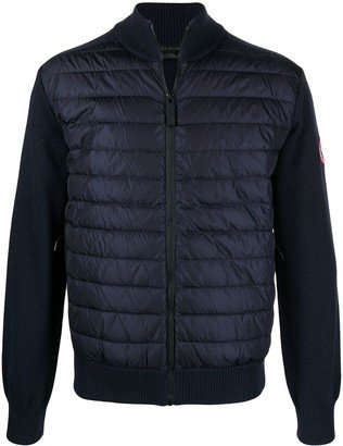 Hybridge knit padded jacket-AA