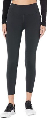 Float 7/8 Length Seamless High-Rise Leggings (Black) Women's Clothing