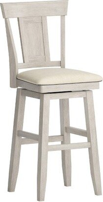 29 South Hill Panel Back Wood Swivel Height Barstool