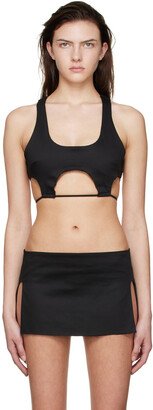 FAL-ASH Black Cotton Camisole