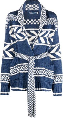 Striped Knit Cardi-Coat