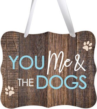 Pet Gifts | Farmhouse Sign Dog Décor Door Signs Home Wall Art Lover Gift Front Housewarming-AA