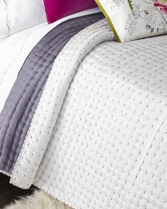 King Reversible Silk Quilt