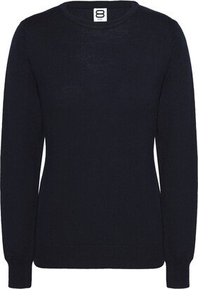 Merino Wool Essential Crewneck Sweater Sweater Midnight Blue