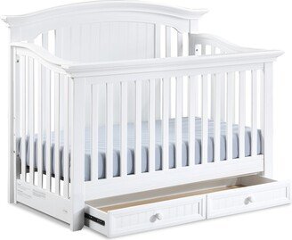 TONWIN Convertible Crib White