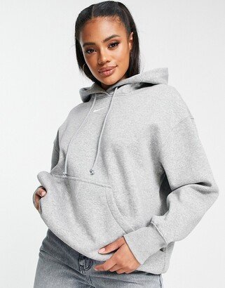 Collection Fleece oversized hoodie in gray