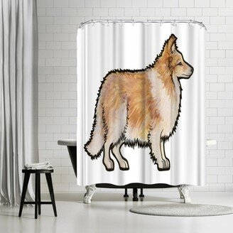 71 x 74 Shower Curtain, Sheltie by Sally Pattrick