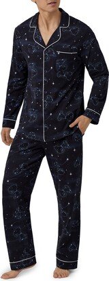 x Peanuts® Celestial Snoopy Print Stretch Organic Cotton Pajamas