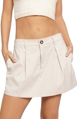 Pleated Front Skort