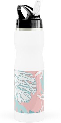 Photo Water Bottles: Coral Springs Stainless Steel Water Bottle With Straw, 25Oz, With Straw, Multicolor