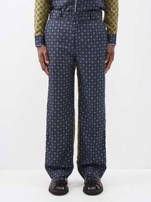 Lionel Patchwork-print Pyjama Trousers