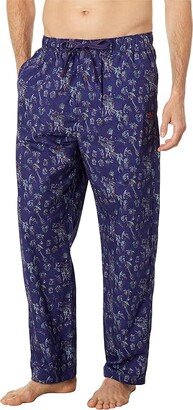 Woven Sleep Pants (Navy By The Sea) Men's Pajama