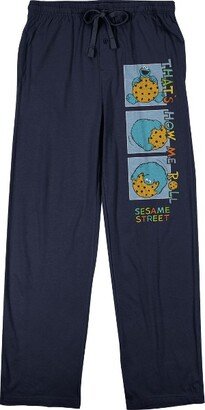 That's How Me Roll Men's Navy Sleep Pajama Pants-XXL