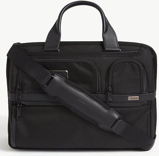 Black Alpha Nylon Laptop Briefcase