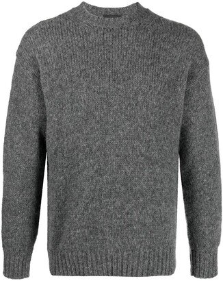 Crewneck Alpaca-Wool Jumper