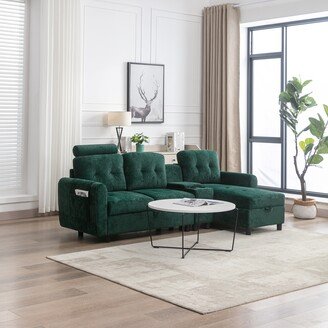 RASOO European Style Sectional Sofa with Storage-AC