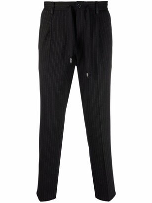 Pinstripe Cropped Trousers