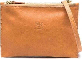 Giulia leather clutch bag