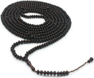 Dark Brown Boxwood Tree 8mm Tasbih Prayer Beads With 500 Misbaha Rosary Tasbeeh Muslim Tsbk