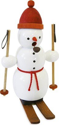 Alexander Taron Richard Glaesser Snowman Wood Smoker Figurine