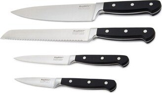 Essentials Solid 4Pc Stainless Steel Knife Set